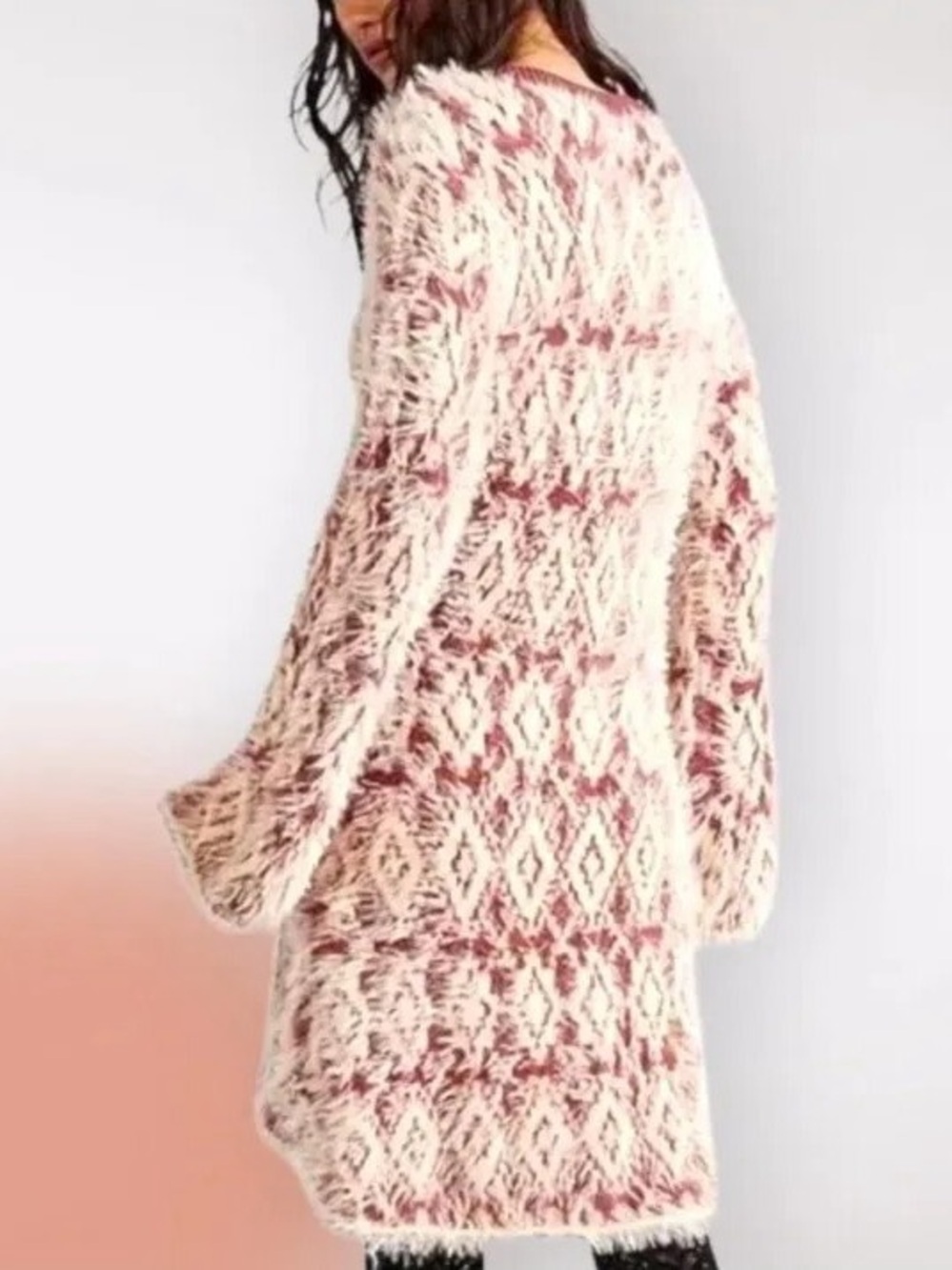 Free People Fuzzy Feelings Dress- Size Large - Picture 2 of 9